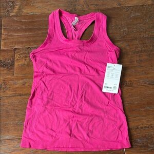 NWT Athleta Momentum Seamless Tank in Pink, XS